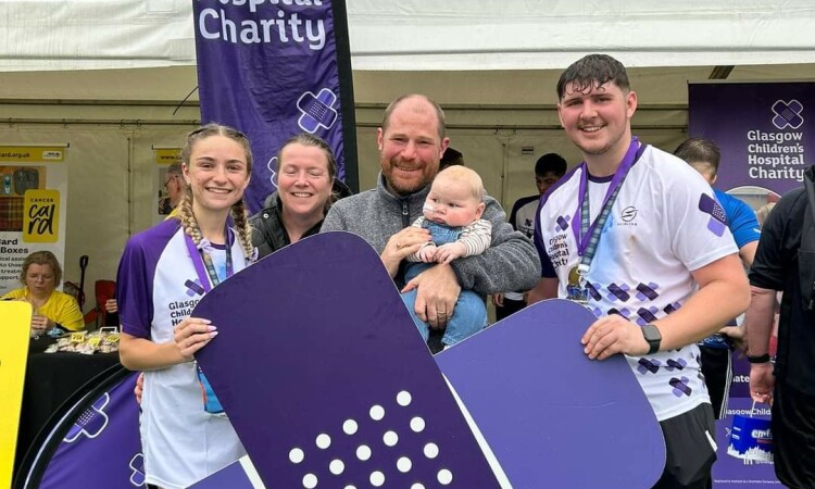 Archie and family at GSR