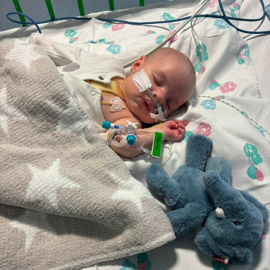Reuben in hospital